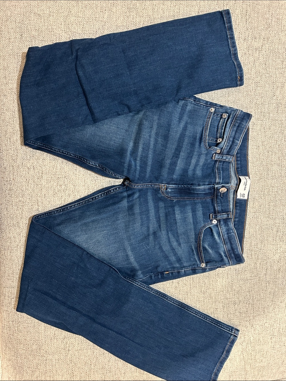 abercrombie kids Dark Blue Straight-Leg Jeans